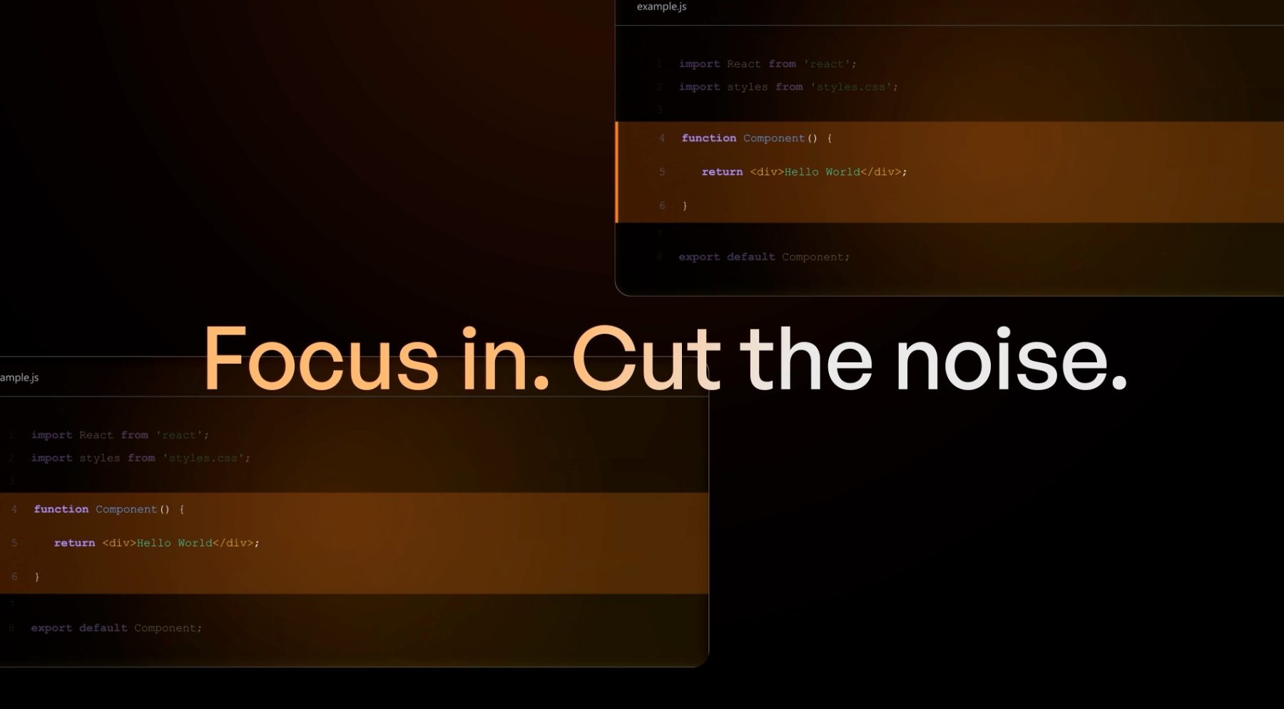 GitHub code snippet — production still 2